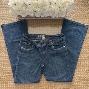 Women’s Hydraulic Jeans Low Rise Flare 6/8